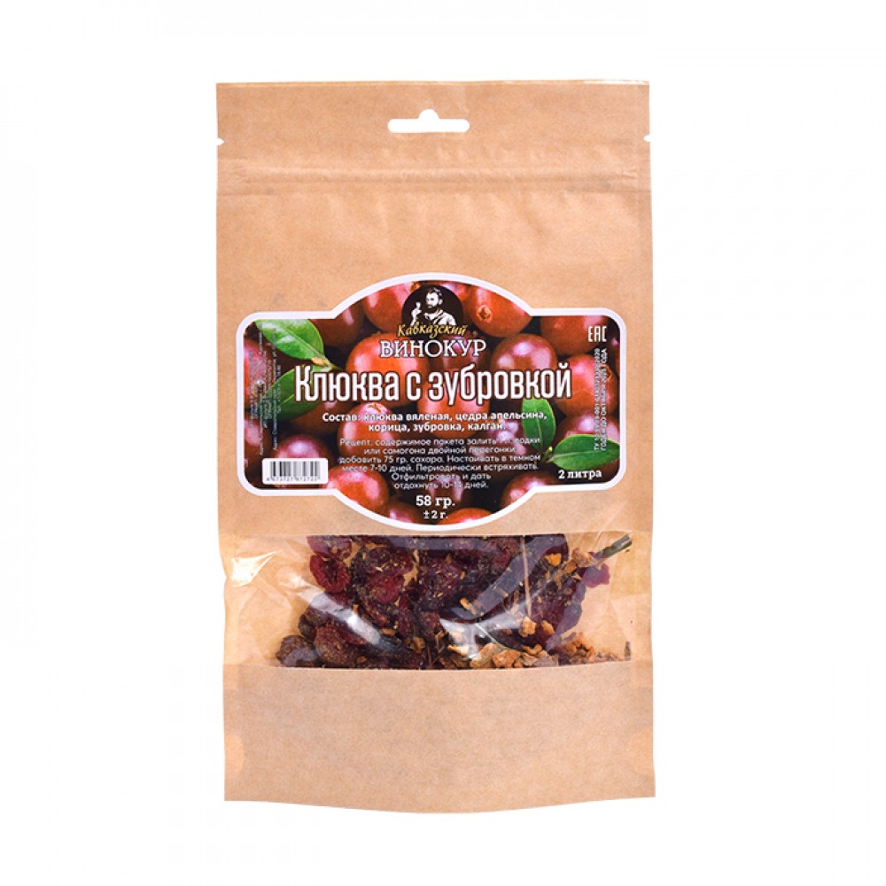 Набор трав и специй Клюква с зубровкой Набор трав и специй Клюква с зубровкой