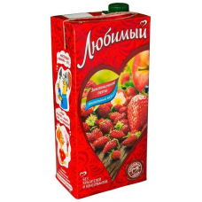 Сок Любимый Земляничное Лето ПЭТ 0,3л