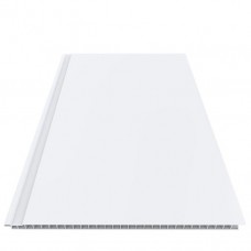 Панель ПВХ 2,7 х 0,375 х 0,08 Белая матовая Панель ПВХ 2,7 х 0,375 х 0,08 Белая матовая