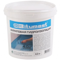 Гидроизоляция акриловая BITUMAST 4,0кг