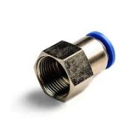 Фитинг-быстросъем 1/4",Мама,Никель 10мм