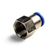 Фитинг-быстросъем 1/4",Мама,Никель 10мм