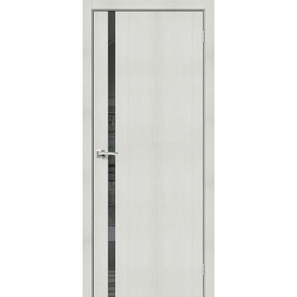 Полотно дверное ЭКО Браво-30 200*70 Bianco Veralinga Mirox Grey