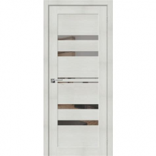 Полотно дверное ЭКО Браво-30 200*60 Bianco Veralinga Mirox Grey