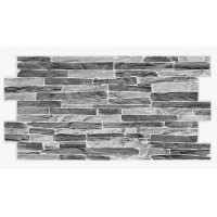 Панель ПВХ 980*500мм Сланец темный серый