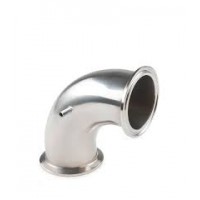 Отвод 90 градусов с выходом под термометр,под кламп DN 1.5