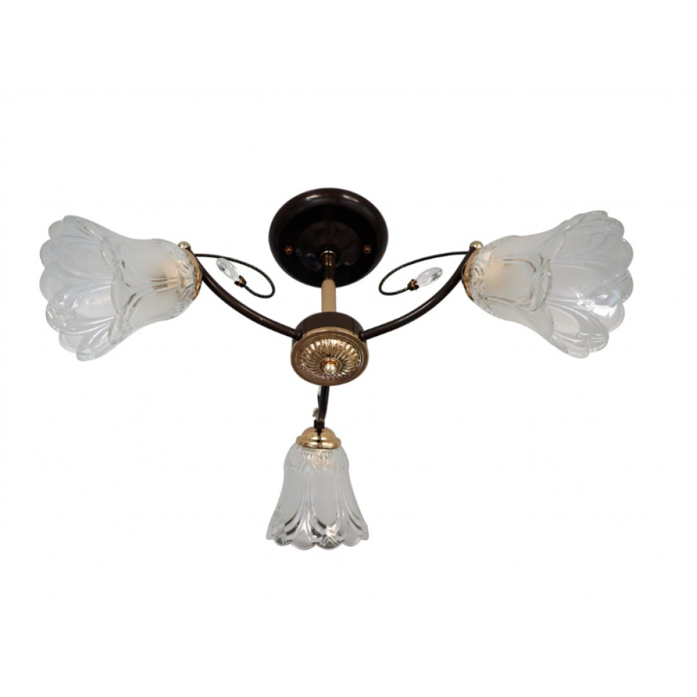 Светильник потолочный  31687/3CF+GD WT