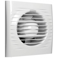 Вентилятор осевой вытяжной D125 с решеткой FLOW 5 BB