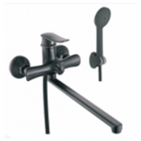Смеситель для ванны с  длинным изливом P22139HG Чёрная бронза)