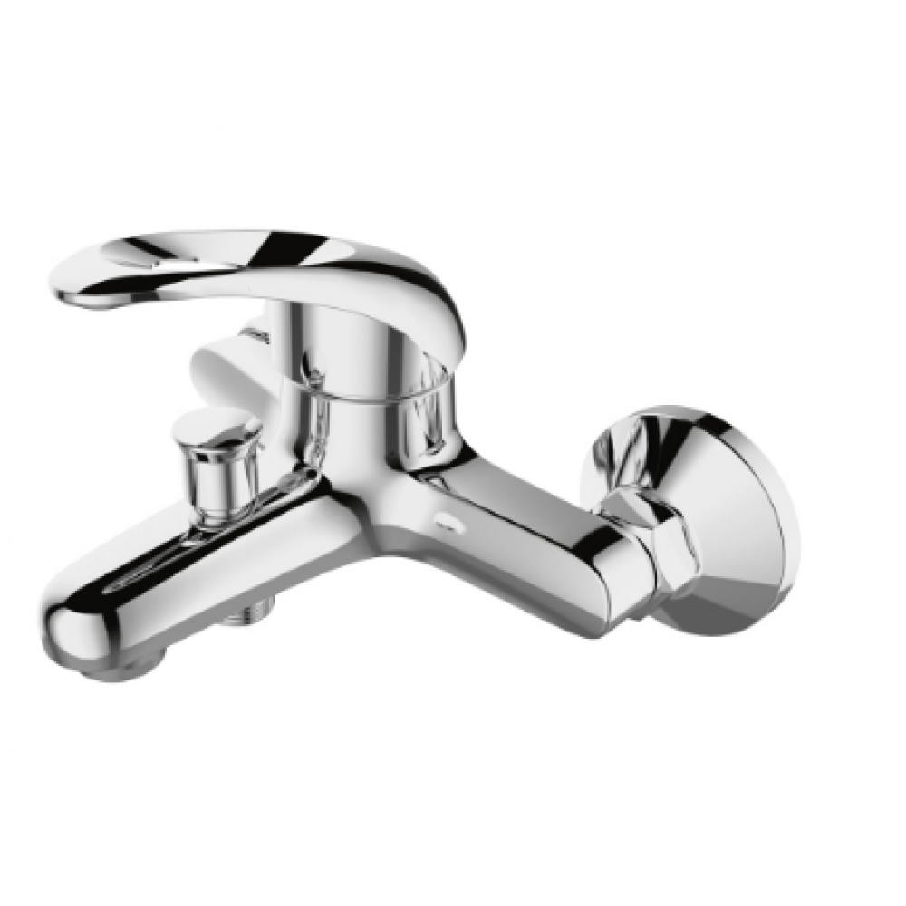 Смеситель для ванны DEVIDA ENZO литой корпус-излив с кнопочным дивертором (DVL0324-04) Х