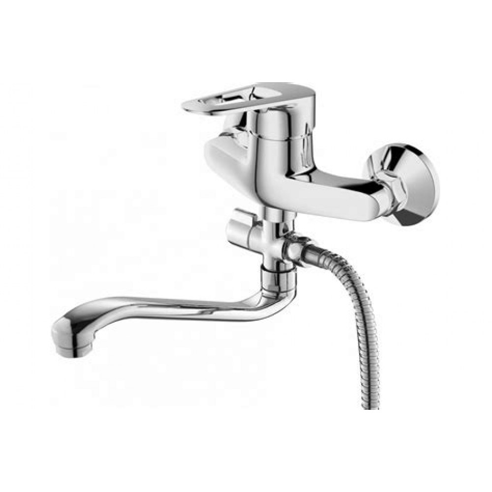 Смеситель для биде DECOROOM латунь пристенный DR21058 ХХХ