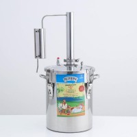 Дистиллятор ПЕРВАЧ Элит 17л, термометр, клапан давления, слив отходов, охладитель АКЦИЯ 15%