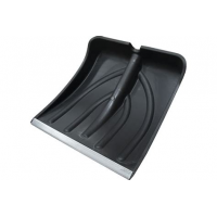 Лопата снегоуборочная б/ч пластмассовая алюм.планка 500*375мм Ледо 