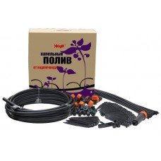 Капельный полив "ЖУК" на 60 растений от водопровода 