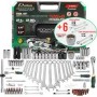 Набор инструментов - 125+6 предметов  1/4", 1/2" RF-41252-5 Premium 64612