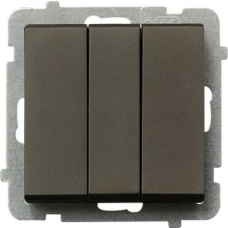 Выключатель LP-13R/m/33 1117 3кл. без рамки  (OSPEL)