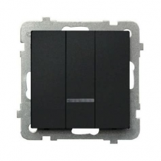 Выключатель LP-1R/m/00 1068 1кл. без рамки (OSPEL)