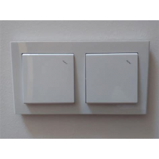 Выключатель LP-1RS/m/00 1068 1кл. без рамки c подсветкой (OSPEL)