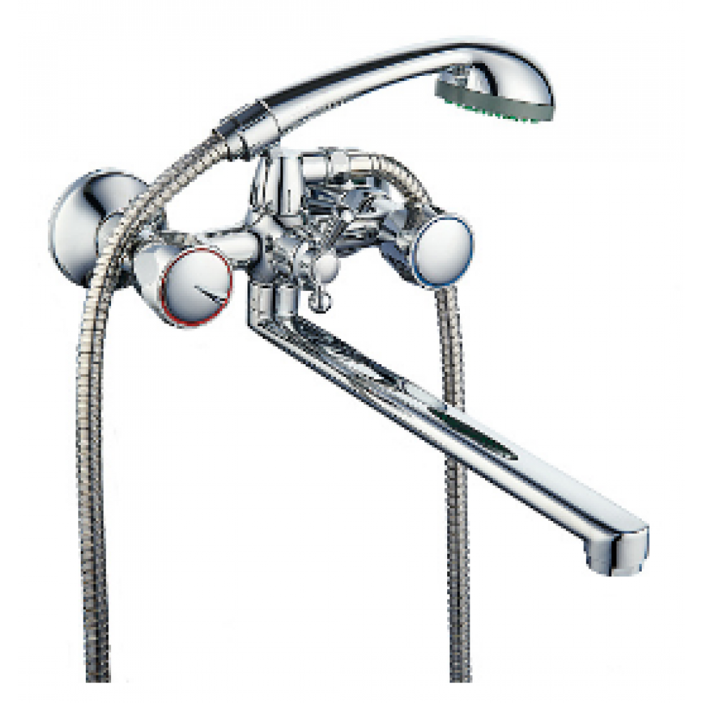 Смеситель для ванны ROEGEN 1/2" плоский излив RR120B