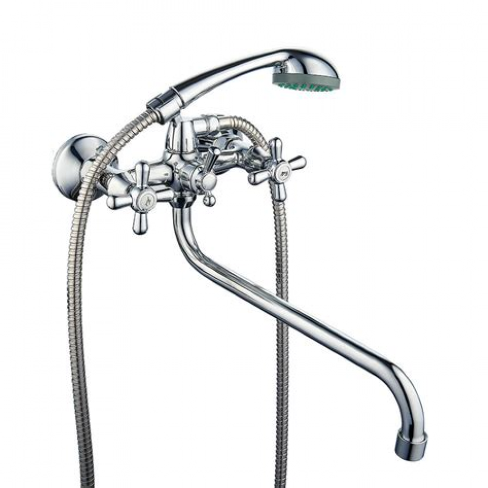 Смеситель для ванны ROEGEN 1/2" керамический  дивертор RR120C