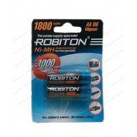 Батарейка Аккумуляторная  Robiton R6 1800mAh BL2