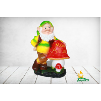 Фигура гипсовая садовая Гном ушастый Мой Дом 50*38 см