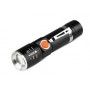 Фонарик метал.+аккумулятор+зарядка от USB+ZOOM+3 режима MX-616-USB