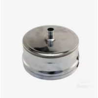 Заглушка с конденсатоотводом нерж Ф100 0,5 мм AISI 430