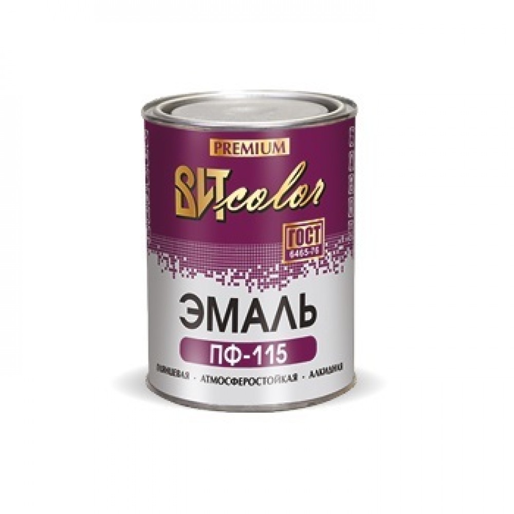 Эмаль ПФ-115 Красная ГОСТ ВИТ color 0,8 кг 60363
