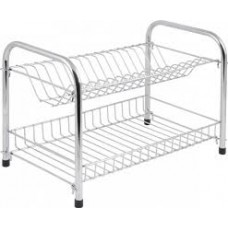 Сушилка для посуды двухуровневая W3856E 39,5*24*28 см Рыжий кот 310859