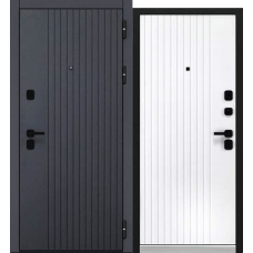 Дверь метал. Luxor 2 МДФ Вертикаль 860мм правая