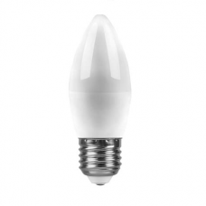 Лампа светодиодная LED  7-8 Вт, 220В, E14, свеча, 4000К DECO