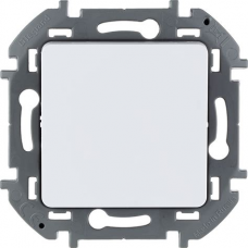 Выключатель 1кл. лестничный скрытой установки без рамки белый INSPIRIA 673650