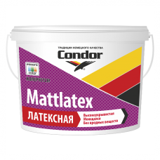 Водоэмаль интерьерная Condor Mattlatex латексная ведро 1,5кг