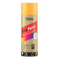 Краска Спрей флюоресцентный Оранжевый Sila Home Max Paint,520 мл