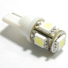 Лампа авто светодиодная 12V T10 5SMD (001082)