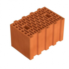 Блок керамический 10,7НФ М150 (250*380*219) пуст.56% (60шт/пал) 
