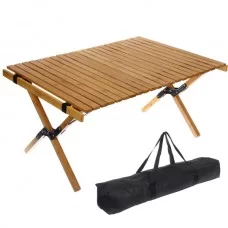 Стол кемпинговый складной TAN LOOK, 90*60*44 см, бамбук 865-656