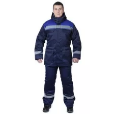 Костюм Стим мужской василек с синим р.48-50 рост 170-176 утепленный  (КОС634031)