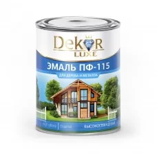 Эмаль ПФ-115 Зеленая-ярко Dekor 1,8 кг