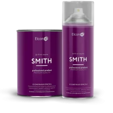 Краска Спрей Кузнечная Черный матовый ELKON Smith 520 мл.